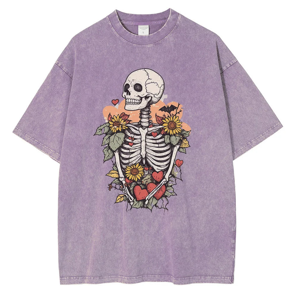 "Dead Inside, Still Blooming" Oversized Tee