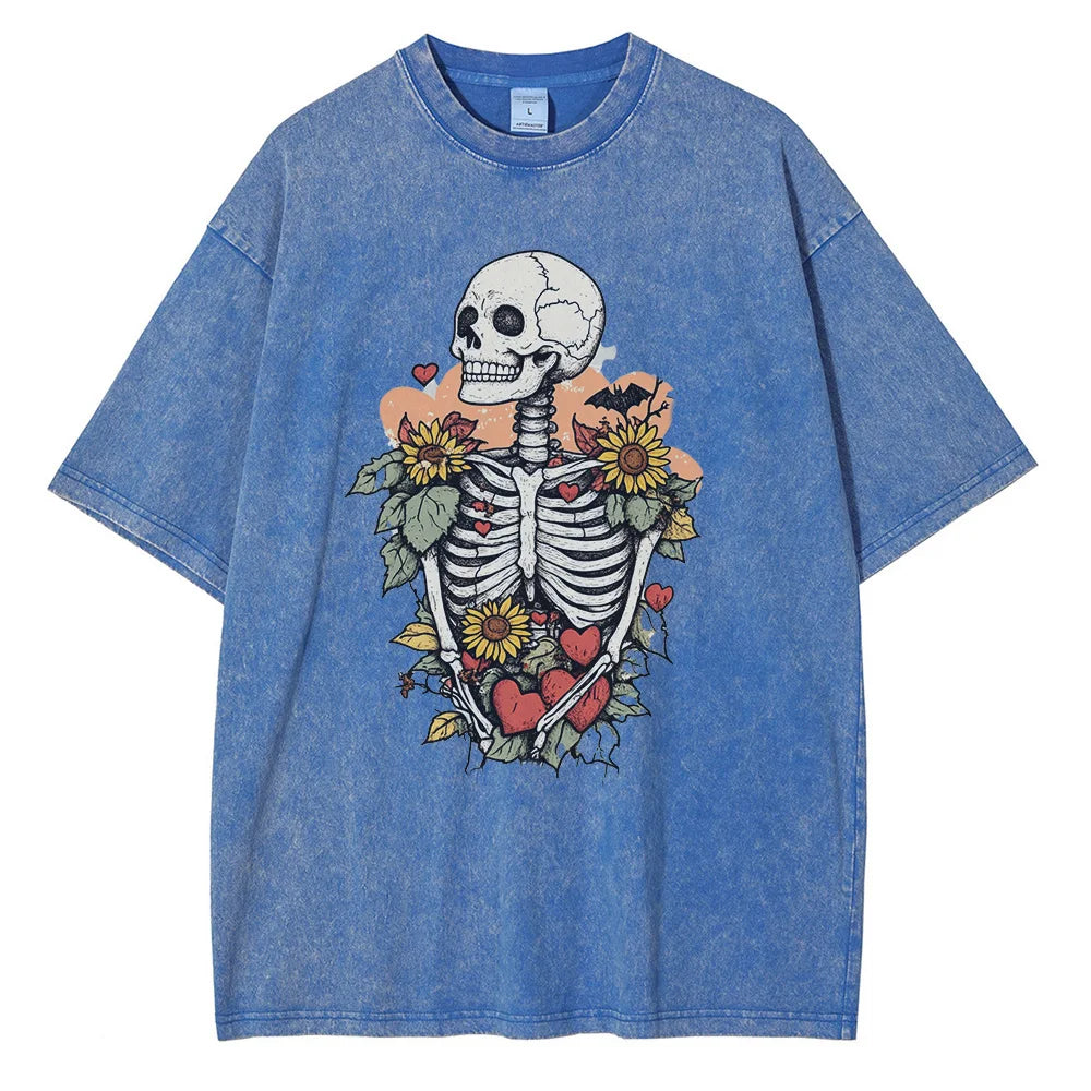 "Dead Inside, Still Blooming" Oversized Tee