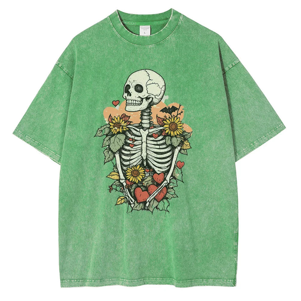 "Dead Inside, Still Blooming" Oversized Tee
