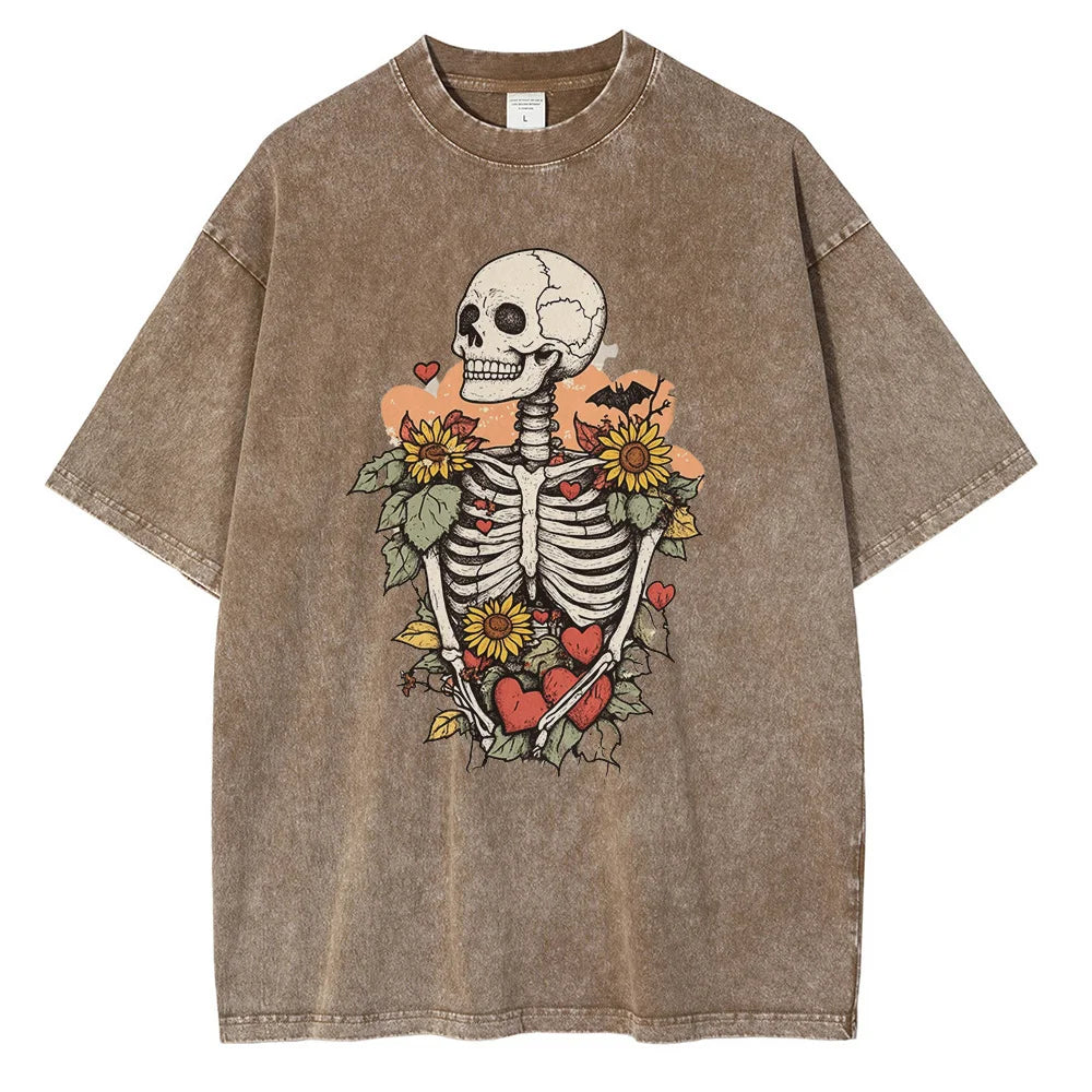 "Dead Inside, Still Blooming" Oversized Tee