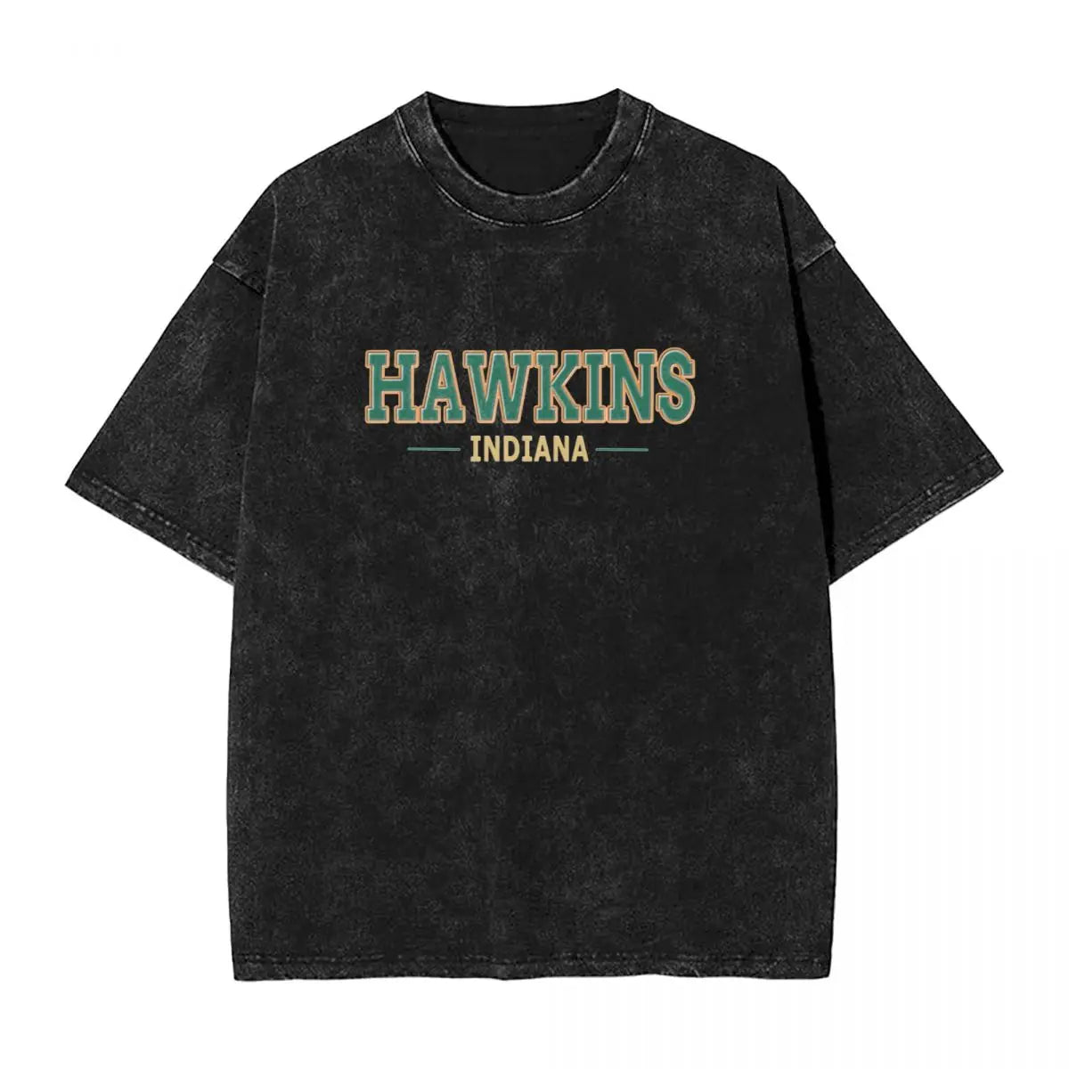 "Hawkins Varsity" Vintage Oversized Tee