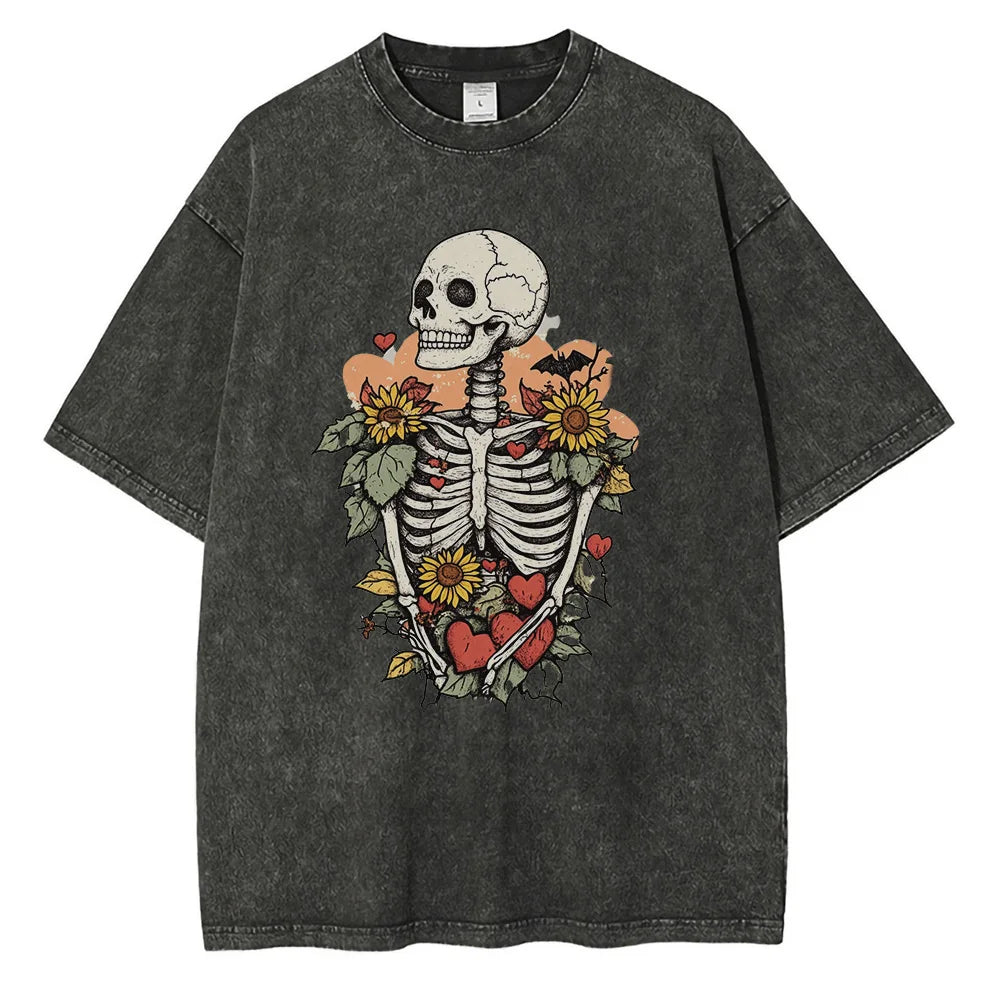 "Dead Inside, Still Blooming" Oversized Tee