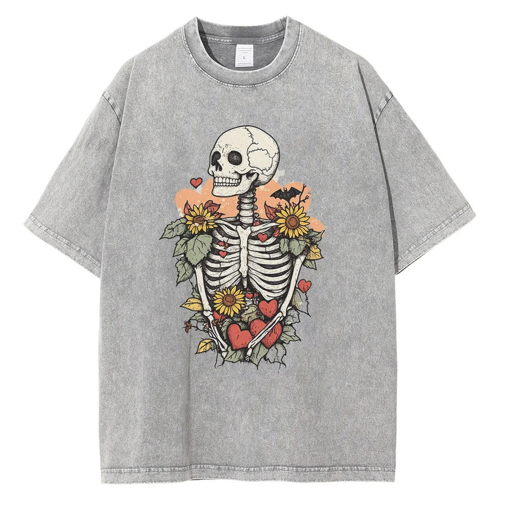 "Dead Inside, Still Blooming" Oversized Tee