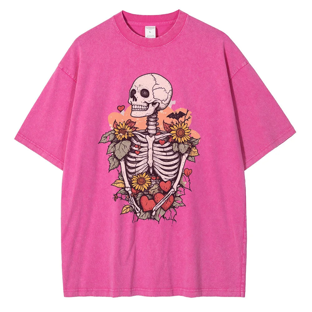"Dead Inside, Still Blooming" Oversized Tee