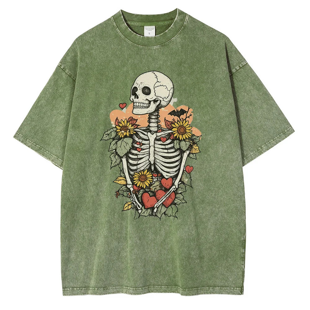 "Dead Inside, Still Blooming" Oversized Tee