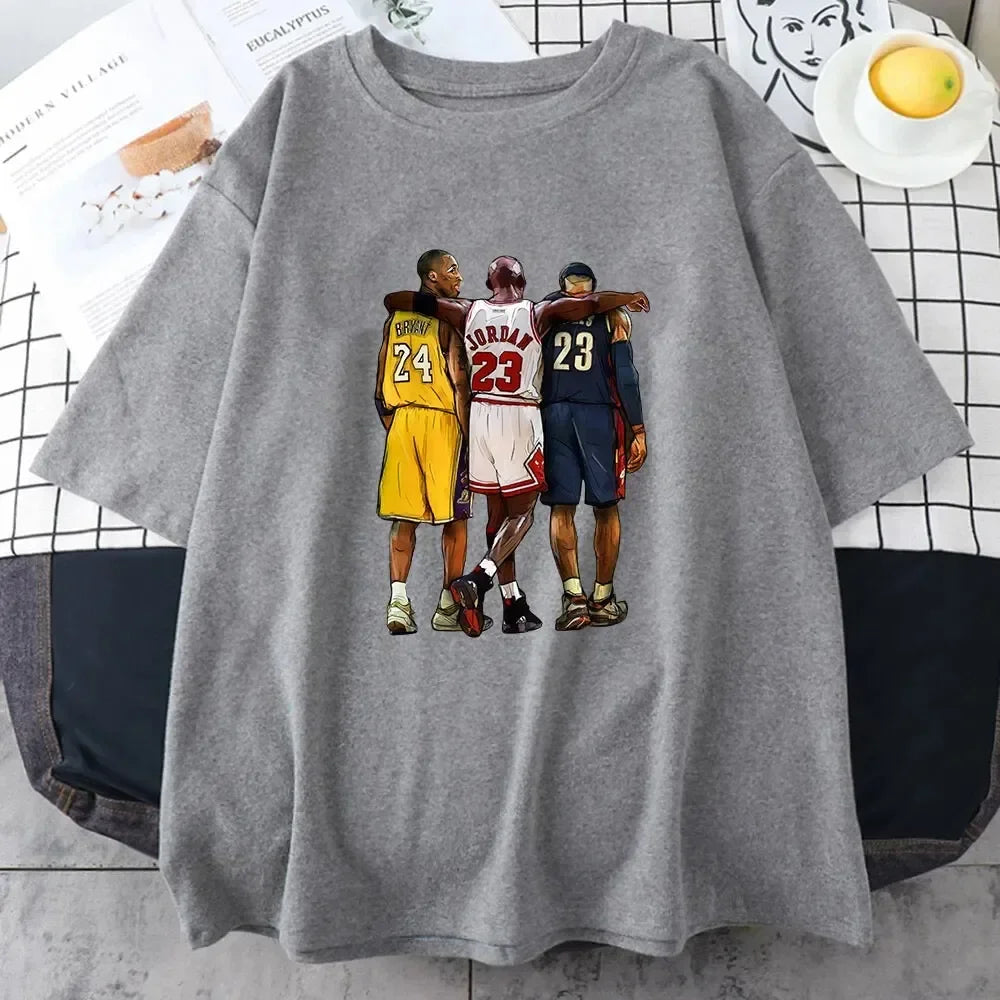 Basketball Legends Printed Oversized T-shirt