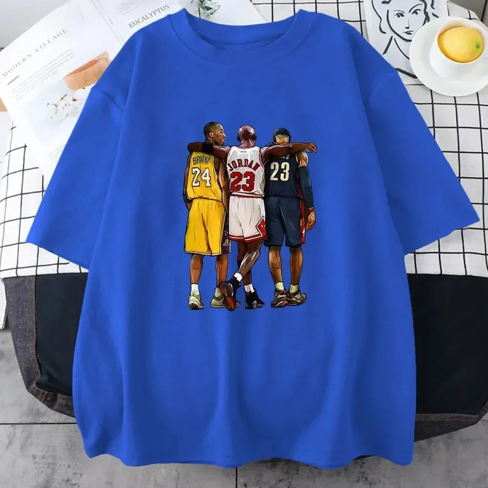 Basketball Legends Printed Oversized T-shirt