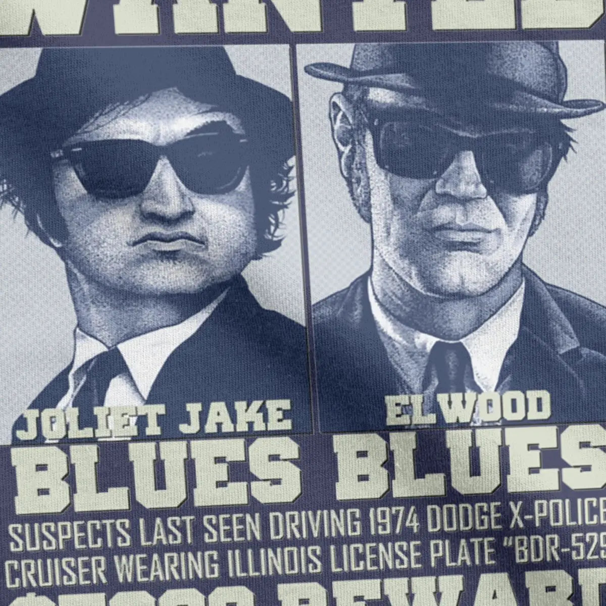 The Blues Brothers Wanted T-Shirt