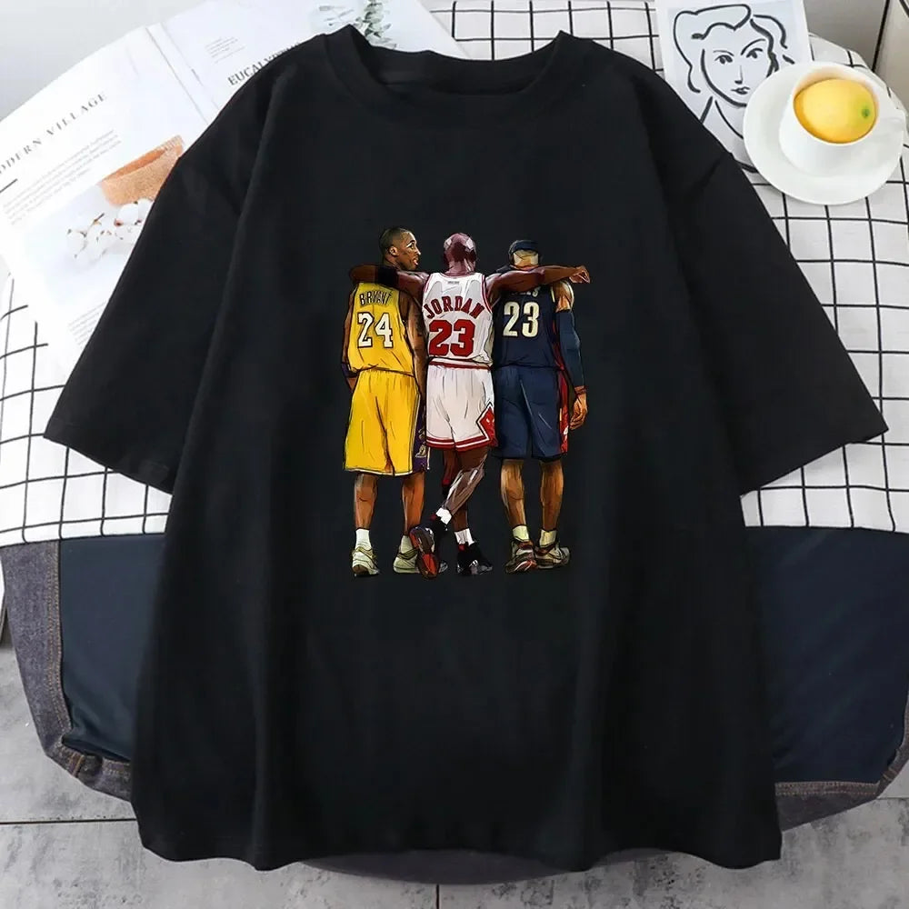 Basketball Legends Printed Oversized T-shirt