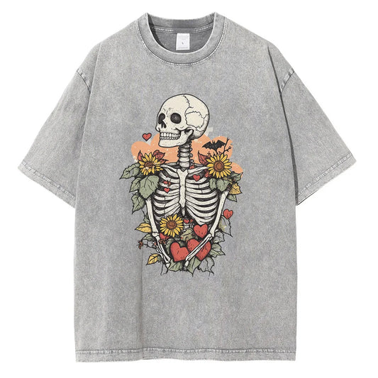 "Dead Inside, Still Blooming" Oversized Tee