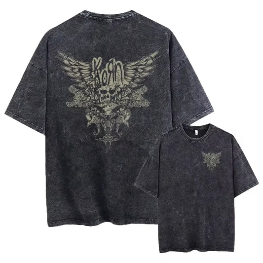 Korn "Fallen Wings" Vintage Oversized Tee