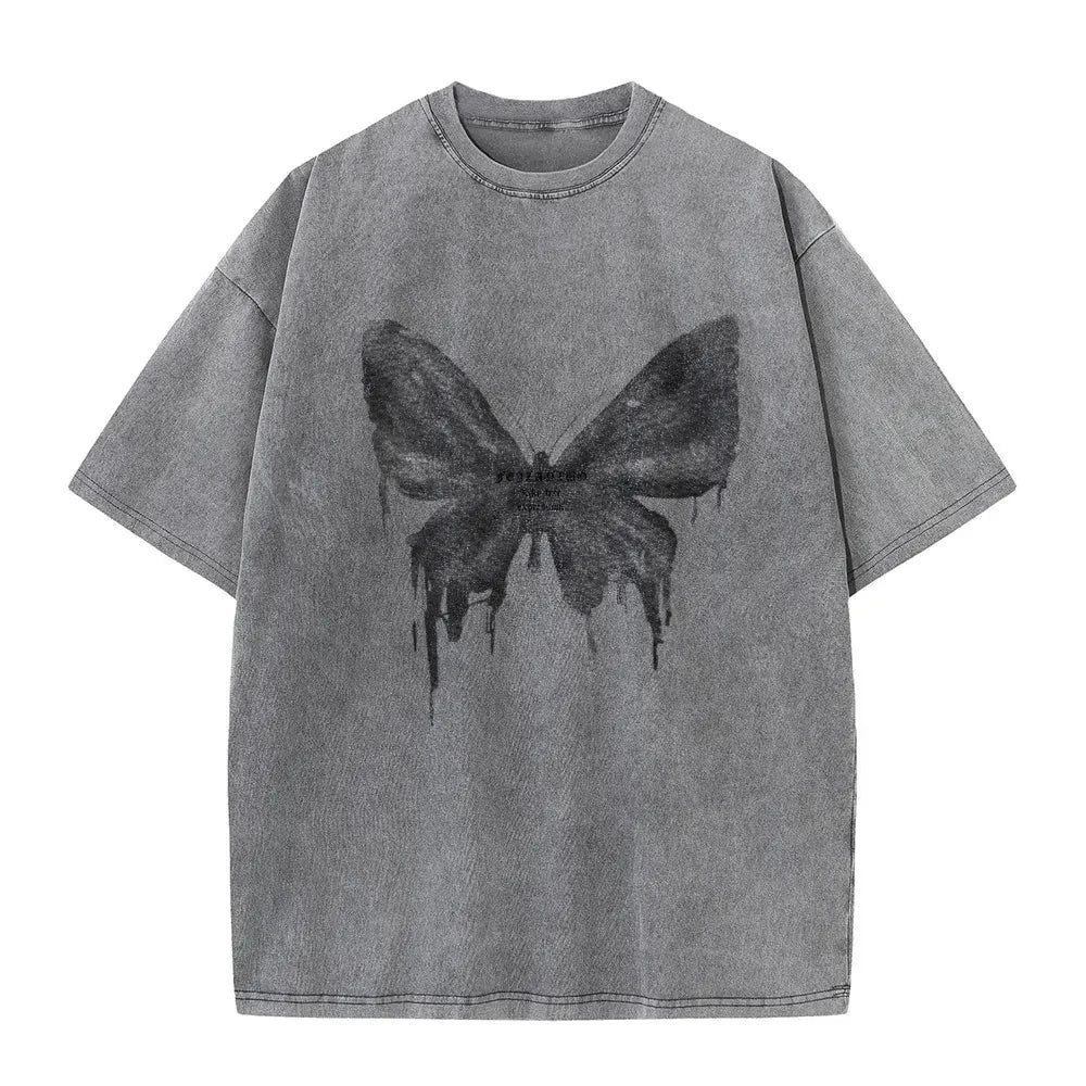 Butterfly Washed Vintage Baggy Tee